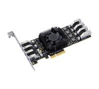 Scheda di espansione PCIE USB 3.2 con 8 porte per il trasferimento dati veloce per un collegamento rapido e facile del dispositivo Controller USB desktop ad alte prestazioni