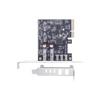 Scheda di espansione PCIE USB3.2 Gen 2 5Port Convertitori PCIe con USB e Tipo C 5Port per il trasferimento veloce dei dati Crad Tipo C e porta di tipo A