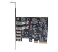 Scheda di espansione PCIE USB3.2 Gen 2 5Port Convertitori PCIe con USB e Tipo C 5Port per il trasferimento veloce dei dati Crad C e una porta