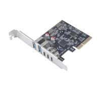 Scheda di espansione PCIE USB3.2 Gen 2 5Port Convertitori PCIe con USB e Tipo C 5Port per il trasferimento veloce dei dati Crad C e una porta