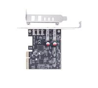 Scheda di espansione PCIE USB3.2 Gen 2 5Port Convertitori PCIe con USB e Tipo C 5Port per il trasferimento veloce dei dati Crad Tipo C e porta di tipo A