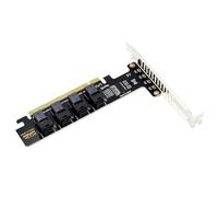 Scheda di espansione PCIE X16 a 4 porte NVME SFF-8643 SFF-8639 Scheda di espansione PCIE4.0 Splitter Card per PC da gioco Grafica PCIe Slot aggiornato