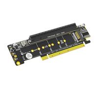 Scheda di espansione PCIe4.0 Splitter X16 Slot in due 4X Connessione PCIe X16 (8X) Adattatore per NVMe Disk Più Dispositivi NVMe Scheda di espansione di archiviazione su disco solido NVMe