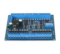 Scheda di Espansione PLC, 16 Ingressi e 16 Uscite Digitali con 6 Comandi, CC 6,5-30 V, Installazione su Guida DIN35 e Interruttore C45, Modulo IO Controllo Remoto 485