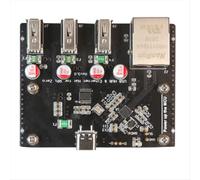 Scheda di espansione porta Ethernet 100 Mbps RPi0-3U1ETH per scheda di espansione zero con scheda riser 3 porte USB 2.0