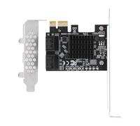 Scheda di espansione SATA3.0 a PCIE, scheda adattatore SATA3.0 a 4 porte con chip Marvell, trasferimento ad alta velocità da 6 Gbps, supporto hot swap, compatibile con sistemi