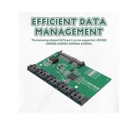 Scheda di Espansione Scheda Controller SATA3.0 da 1 A 5 Porte Scheda Madre Moltiplicatore di Porte Adattatore HUB Scheda Montante