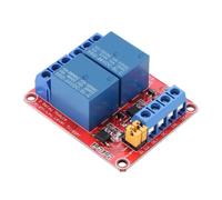 Scheda di espansione scheda relè a 2 canali relè con isolamento optoaccoppiatore Trigger di livello alto e basso relè per 5V / 12V / 24V(24V)