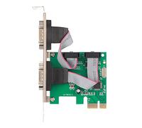 Scheda di Espansione Seriale PCIE, Interfaccia Porta COM PCIE a RS232 Scheda di Espansione Doppia Porta Seriale WCH382L Chip per Windows98/98SE/ME/2000/xp/server 2003/xp 64bit/Vista/win7/2008, per Lin