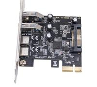 Scheda di espansione USB 3.2 Gen1 Tipo C e USB PCIExpress ad alta velocità da 5 Gbps con staffe in metallo per PC Computer