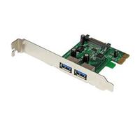 StarTech.com Adattatore scheda SuperSpeed USB 3.0 con 2 porte PCI Express (PCIe) con UASP - Alimentazione SATA