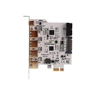 Scheda di Espansione USB3.0 da C a PCI-E a 4 porte Scheda di Espansione USB SATA da 5 Gbps per PC Desktop XP Vista 7 Linux 8/8.1/10