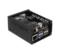 Scheda di Espansione X1002 per Raspbery Pi 5 Scheda di Espansione NVMe e POE Scheda Adattatore PCIE A M.2 NVME SSD con Custodia per RPI 5