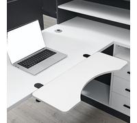 Scheda di estensione del desktop Vassoio di estensione della scrivania pieghevole Versatile Organizer per spazio di lavoro Soluzione di espansione della scrivania per casa e ufficio Massimizza spazio