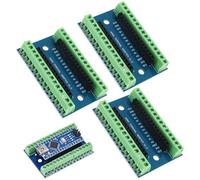 Scheda di Estensione Nano IO Shield V1.0, Kit di 3 Pezzi con Connettori a Vite, Compatibile con Arduino, per Prototipazione e Progetti Elettronici DIY