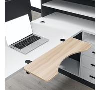 Scheda di estensione per scrivania pieghevole Extender da scrivania versatile Vassoio da scrivania Casa e ufficio Risparmio di spazio Soluzione espandibile per spazio di lavoro aumenta la produttività
