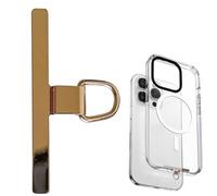 Scheda di fissaggio per telefono: Parte di connessione di sicurezza con cordino per smartphone, cuscinetto di fissaggio | Ancoraggio in metallo durevole per telefono, cordini, accesso
