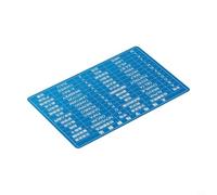 Scheda di formazione in alluminio a doppia funzione CW Code per esercitarsi con codice Morse Mostra lettere radio e simboli di comunicazione su ogni lato 8 6x5 4 cm