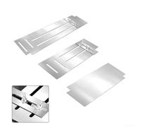 Scheda di gesso regolabile, strumento di livellamento multifunzionale per allineamento del soffitto e del telaio della porta, con struttura in metallo ispessito e doppia striscia di carte (C)