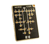 Scheda di guida portatile Morse Code Caratteristiche Design classico Telegraphs per apprendimento veloce e pratica Morse Card