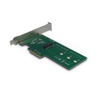 Scheda di Interfaccia Inter-Tech KT016 PCIe a M.2 32 Gbit/s Verde/Argento
