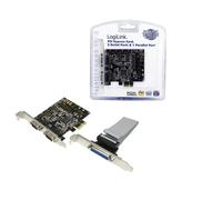 Scheda di Interfaccia LogiLink PCIe Parallelo Serie RS-232 Interna