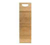 Scheda di lavaggio-scrub per lavanderia in legno da 40x15 cm, superficie ondulata ecologica, strumento di pulizia durevole con design efficiente | Rondella a mano per scuola, casa, viaggi all'aperto e