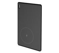 Scheda di localizzazione oggetti Ksix Cardtag, funziona con Apple, batteria ricaricabile wireless nera