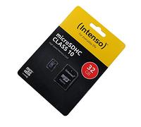 Scheda di memoria 32GB compatibile con Teclast P50 2025, microSDHC, Class 10, HighSpeed, +SD Adapter