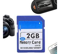 Scheda di Memoria Ad Alta velocità di Lettura Fino a 100 M/s, Memorizza Migliaia di Foto e File Musicali, per Tablet con Fotocamera, Plastica, Come Mostrato Nelle Immagini, (2G)