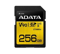 ADATA ASDX256GUII3CL10-C Premier ONE SDXC Class 10 UHS-II U3 V90, Nero Oro