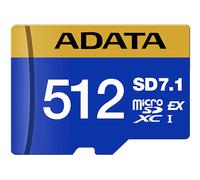 SCHEDA DI MEMORIA ADATA UD512GEX3L1-C, 512 GB, Video Speed Classe 30 (V30), Adattatore SD