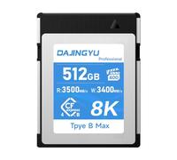 Scheda di memoria CFexpress da 512 GB tipo B 4.0, 3500 MB/s in scrittura e 3400 MB/s in lettura per 8K RAW di registrazione di foto e video VPG400, compatibile con fotocamere Canon Nikon R5/R5C/Z8/Z9