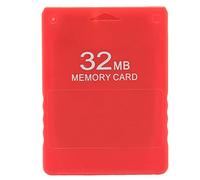 Scheda di memoria da gioco, 32 MB PS2 ad alta velocità, scheda di memoria per console di gioco FMCB1.966, scheda dati esterna per PS2 (rossa)