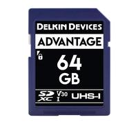 Scheda di memoria Delkin Devices 64 GB ADVANTAGE SDXC UHS-I (V30) (DDSDW63364GB)