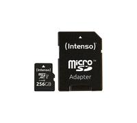 Scheda di memoria flash - Intenso - Micro SDXC 256GB - UHS-I 80MB/s - Nero