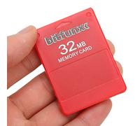 Scheda di Memoria FMCB Gratuita McBoot 32MB V1.966 per Console di Gioco SonyPlaystation2, Scheda di Archiviazione Dati Esterna per Giochi Ad Alta velocità per Versione (Rosso)