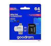SCHEDA DI MEMORIA GOODRAM M1A4, 64 GB, Classe 10, Adattatore SD