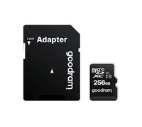 MICRO SD UHS GOODRAM 256GB CLASSE 10 + ADATTATORE SD