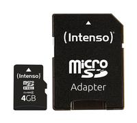 INTENSO MSDHC4G - Scheda di memoria MicroSDHC 4°GB - Intenso