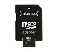 SCHEDA DI MEMORIA INTENSO microSDHC, 8 GB, Classe 4, Adattatore SD