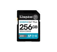 scheda sdxc u3 e v30 kingston 256gb sdg4/256gb scheda di memoria canvas go sd,uhs-i velocità di trasferimento fino a 200mb/s