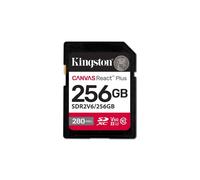 Scheda di memoria Kingston Canvas React Plus 256GB SDXC UHS-II 280MB/s V60