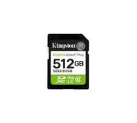 Kingston Technology 512GB SDXC Canvas Select Plus Gen3 150MB/s C10 UHS-I U3 V30
