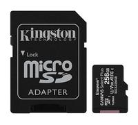 Kingston Technology Canvas Select Scheda micSDXC Plus 100R A1 C10 da 256GB + adattatore