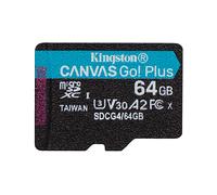 SCHEDA DI MEMORIA KINGSTON SDCG4/64GBSP microSDXC 64 GB Canvas Go Plus Gen4 200R A2 U3