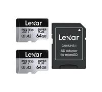 Scheda di memoria Lexar LMSSIPL064G BNANU (2 PACK) SILVER PLUS Double