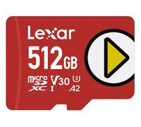 SCHEDA DI MEMORIA LEXAR PLAY, 512 GB, Video Speed Classe 30 (V30)