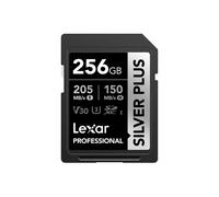 Scheda di memoria Lexar scheda sd silver plus uhs-1 256go v30 r205/w150