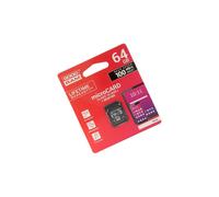Scheda di memoria M1AA-0640R12 SD XC Micro 64GB Lettura: 100MB/s 0-70°C GOODRAM